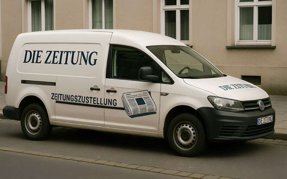 Zeitungsauslieferung